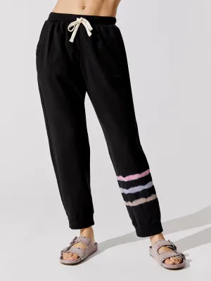 Abbot Kinney Sweatpant - Trance - Onyx-Multi