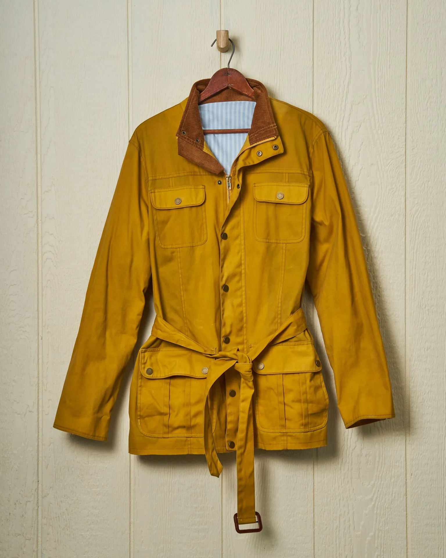 Aberdeen Jacket in Goldenrod Waxed Canvas