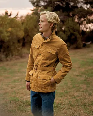 Aberdeen Jacket in Goldenrod Waxed Canvas