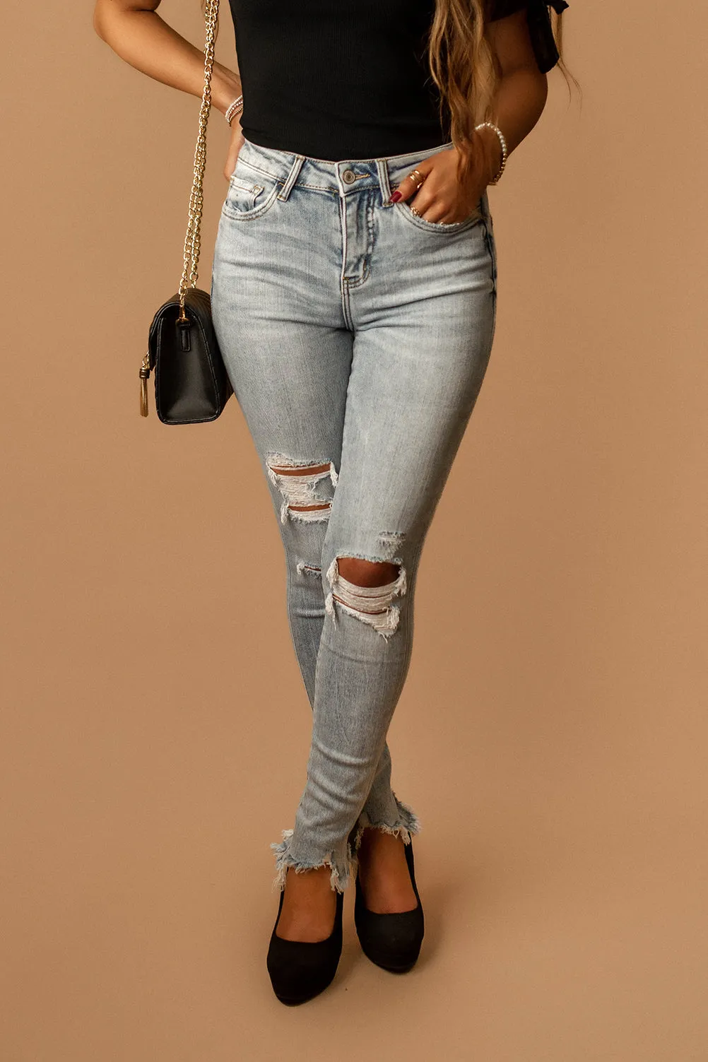 Alli Distressed Skinny Jeans