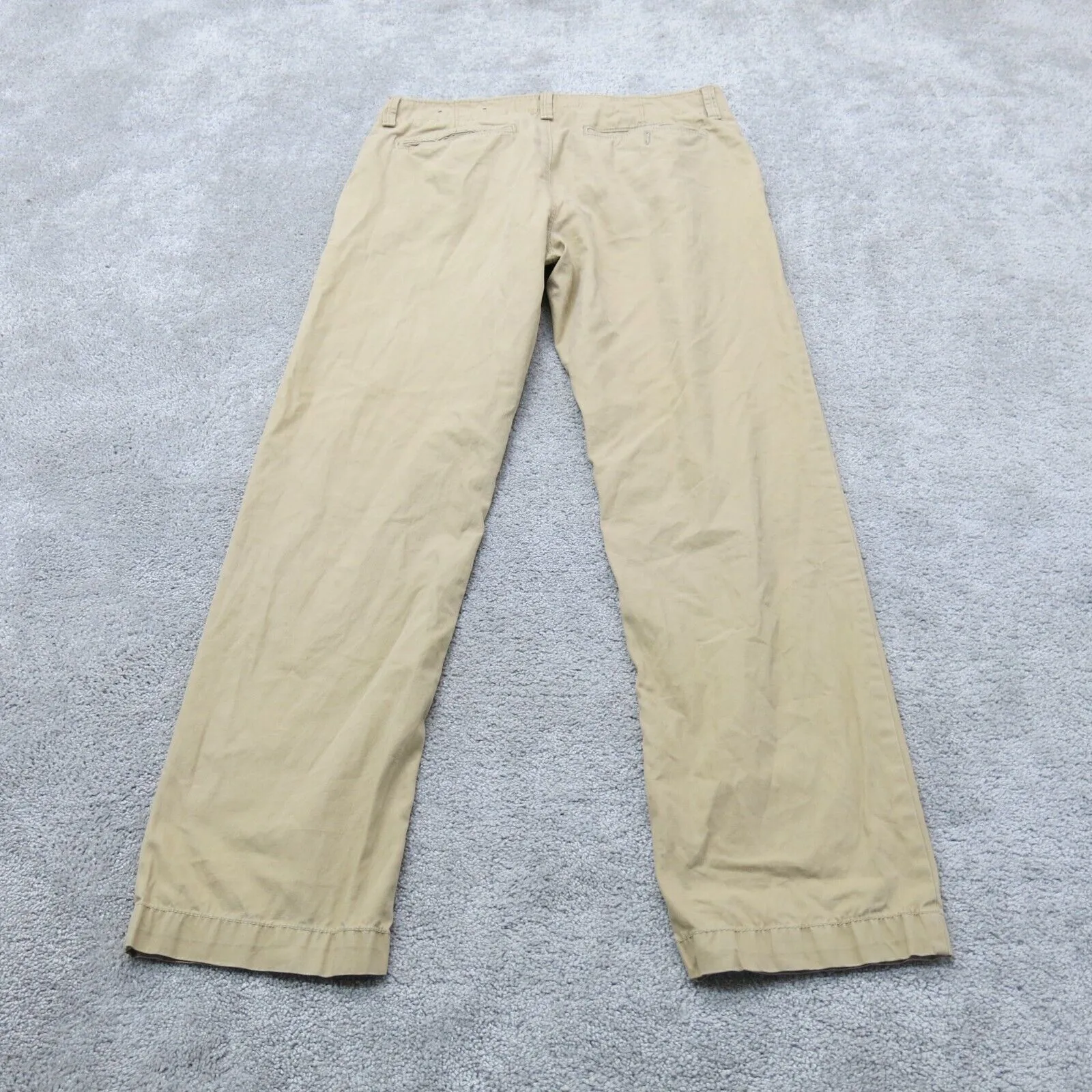 American Eagle Outfitters Mens Chino Pants Straight Leg Beige Ivory SZ W30XL32