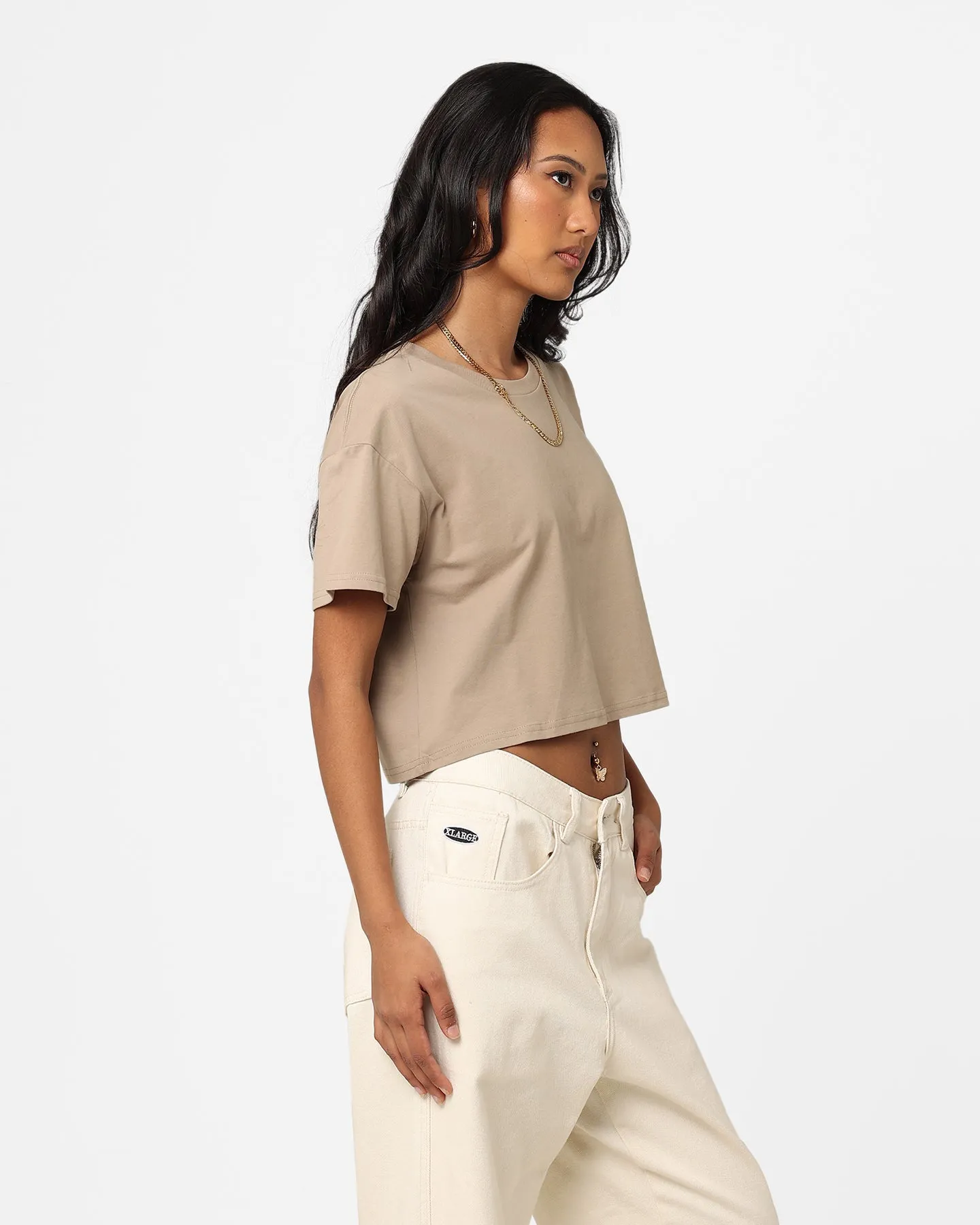 AS Colour Women's Crop T-Shirt Sand