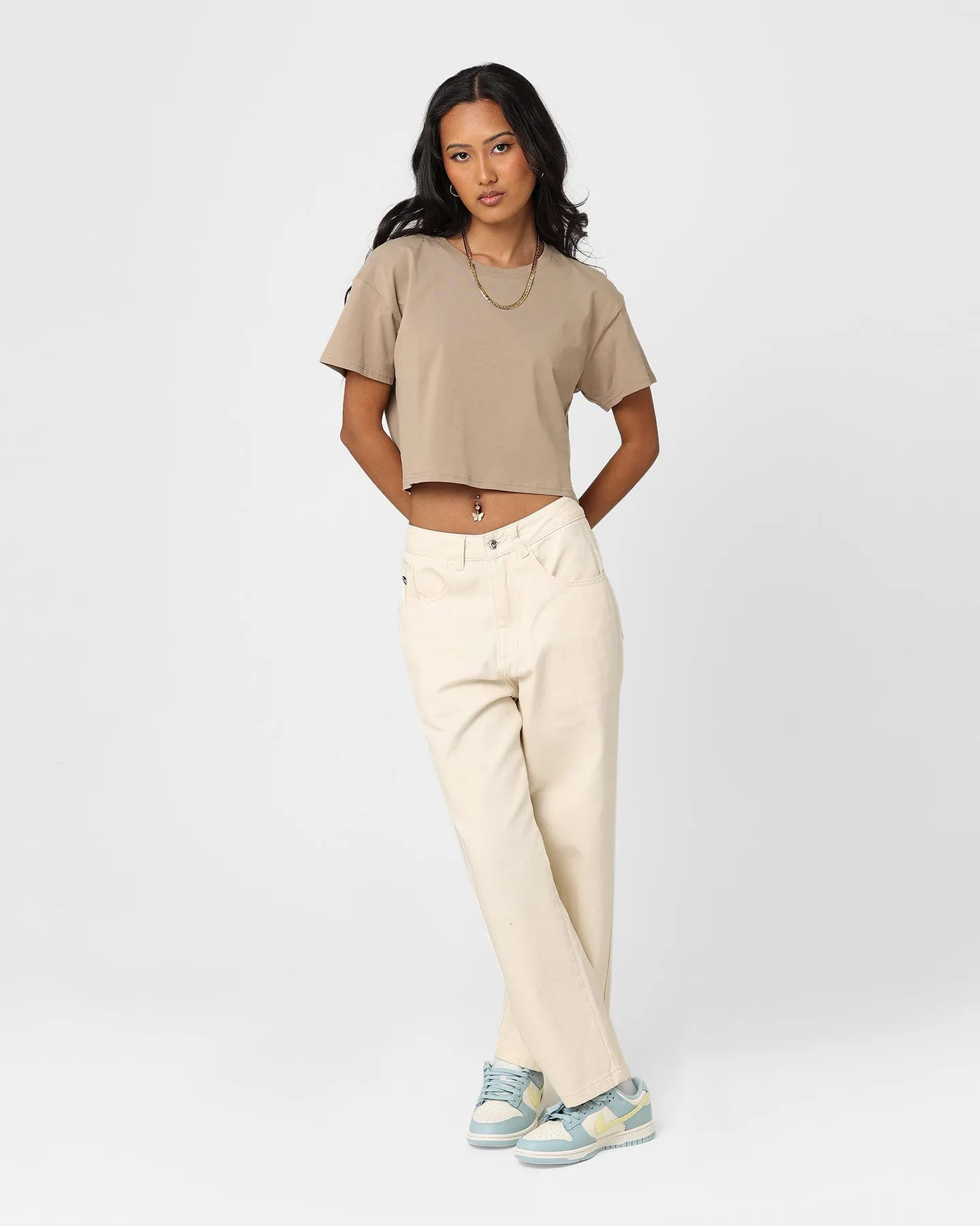 AS Colour Women's Crop T-Shirt Sand