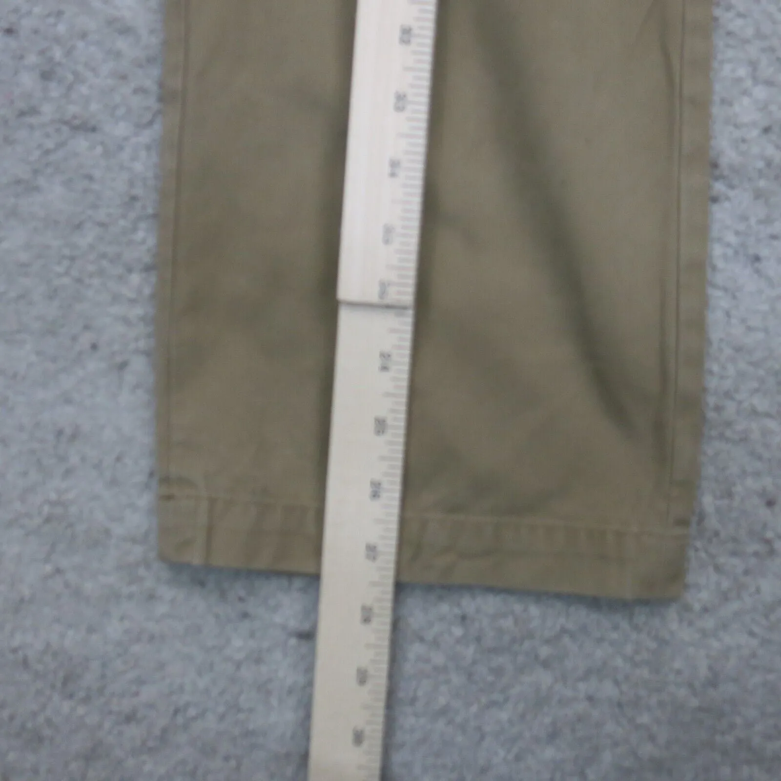 Banana Republic Mens Gavin Straight Fit Chino Pants Mid Rise Beige Size W33XL34