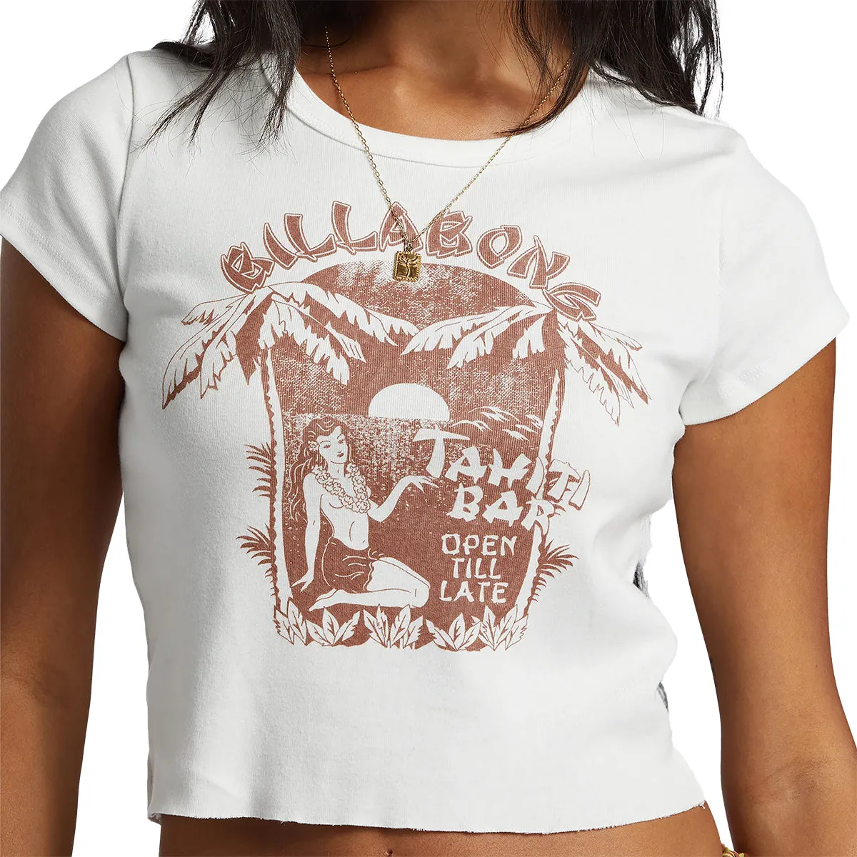 Billabong Women's Tahiti Bar Crop T-Shirt