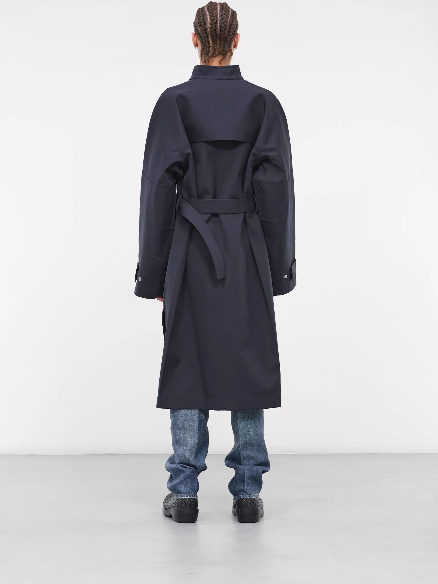 Bonded Wool-Cotton Coat (759412V1JO0-4078-415-DKNVY-NER)