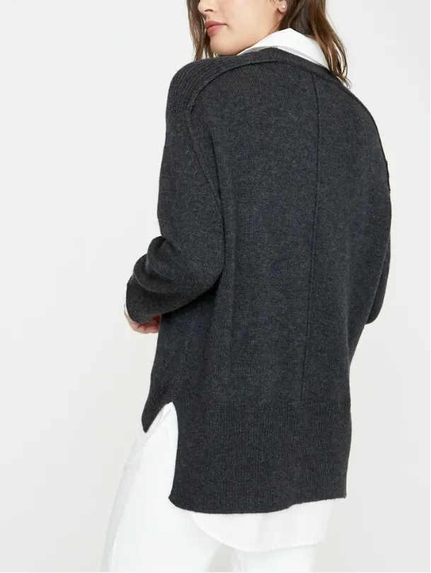 Brochu Walker V-Neck Layered Pullover