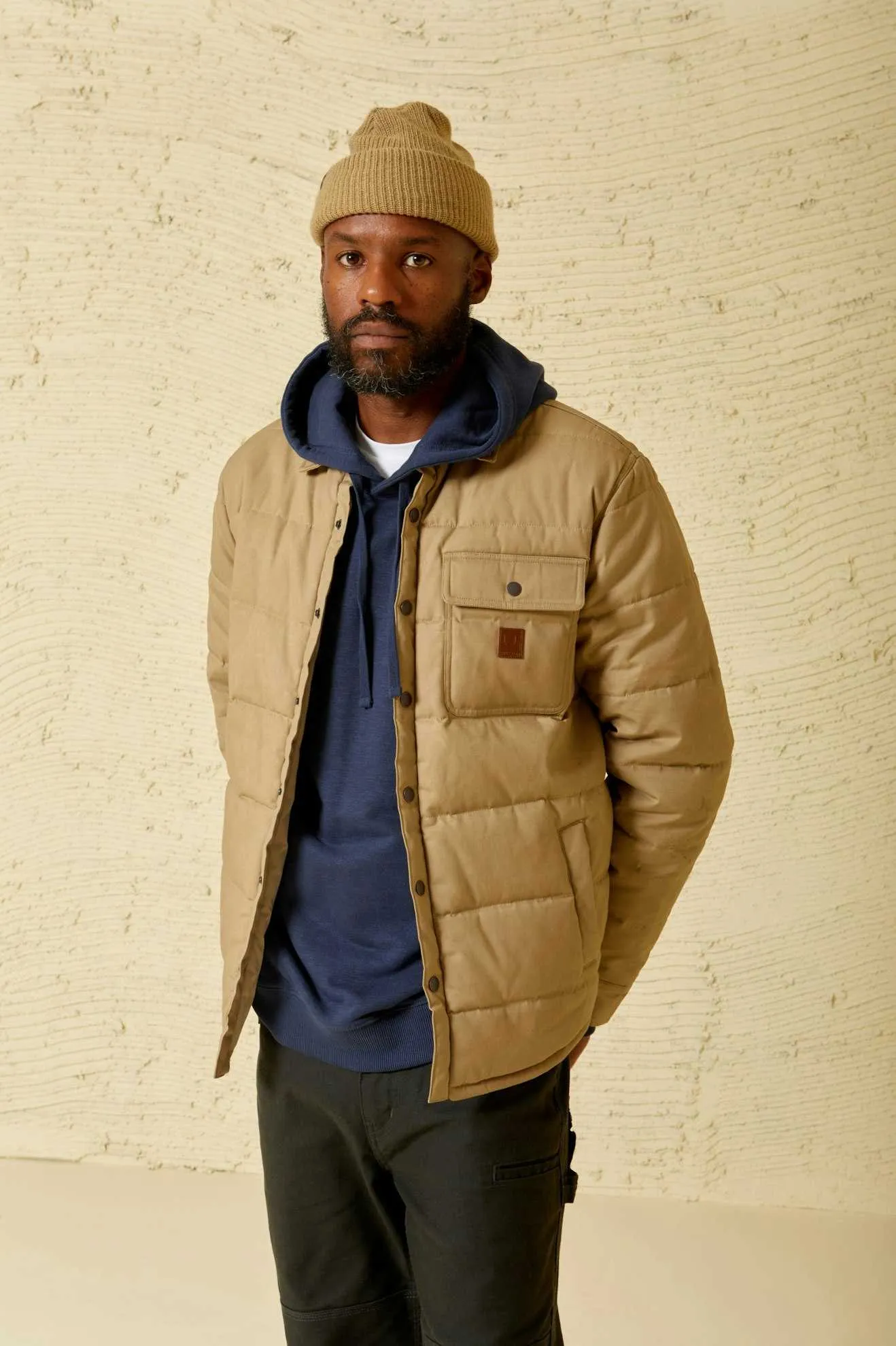 Cass Waxed Canvas Jacket - Oatmeal