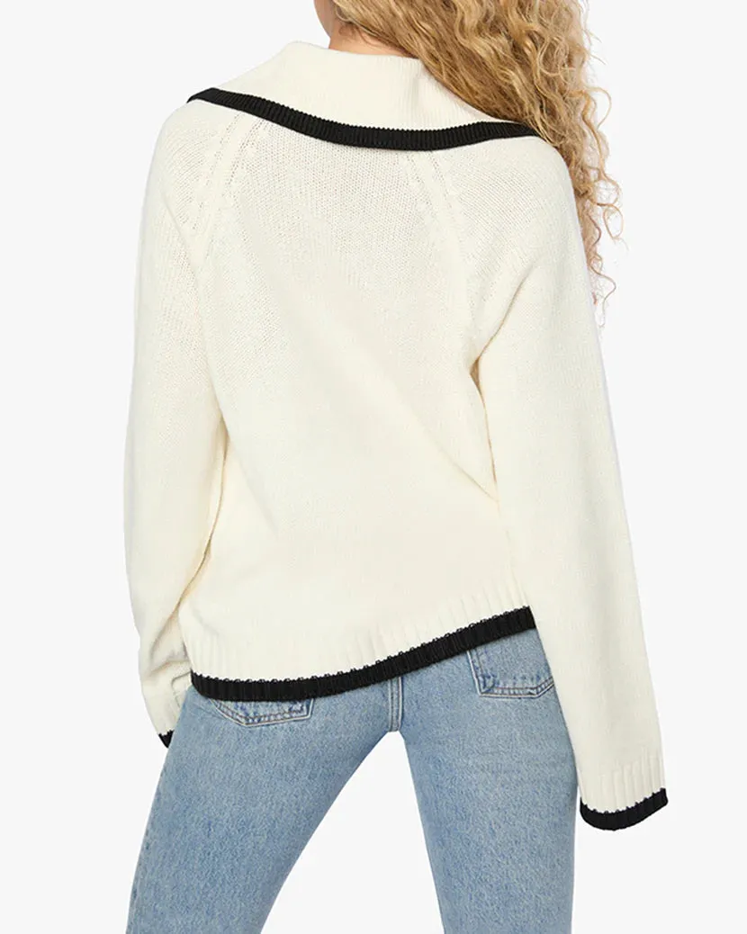 Collar V-Neck Sweater