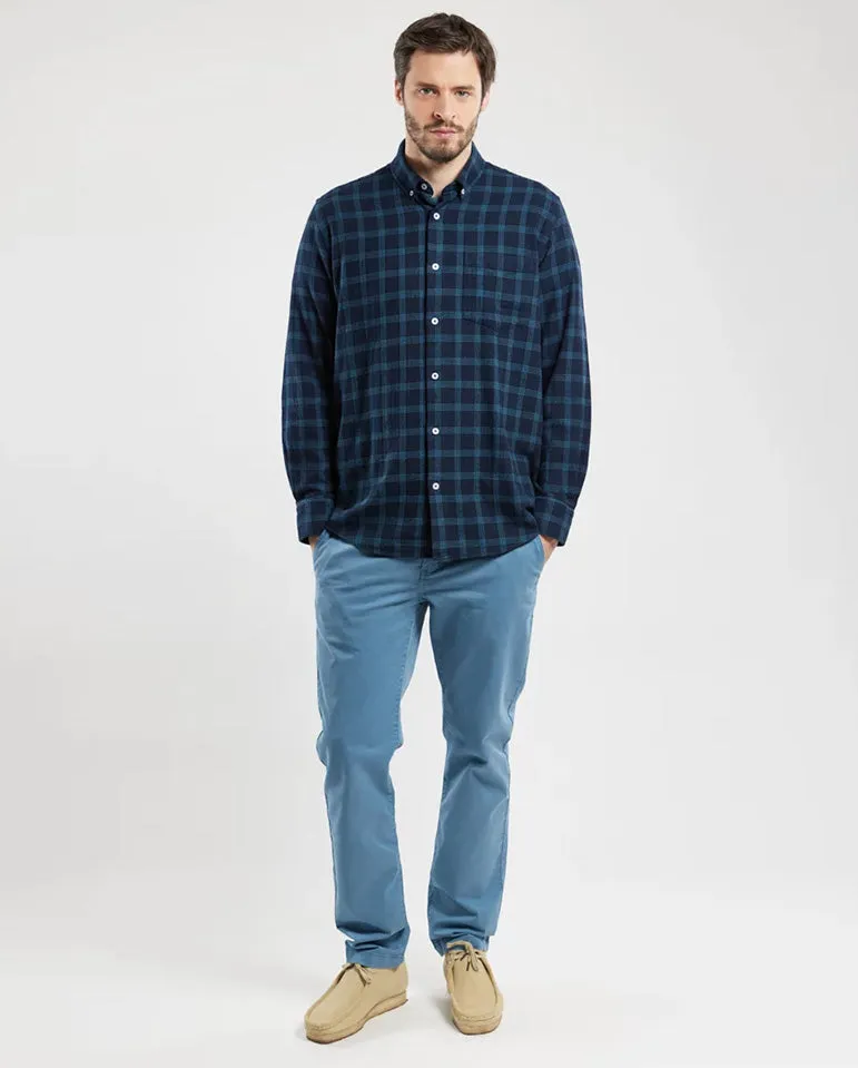 Comfort Button Down Marine Deep / Winterblue