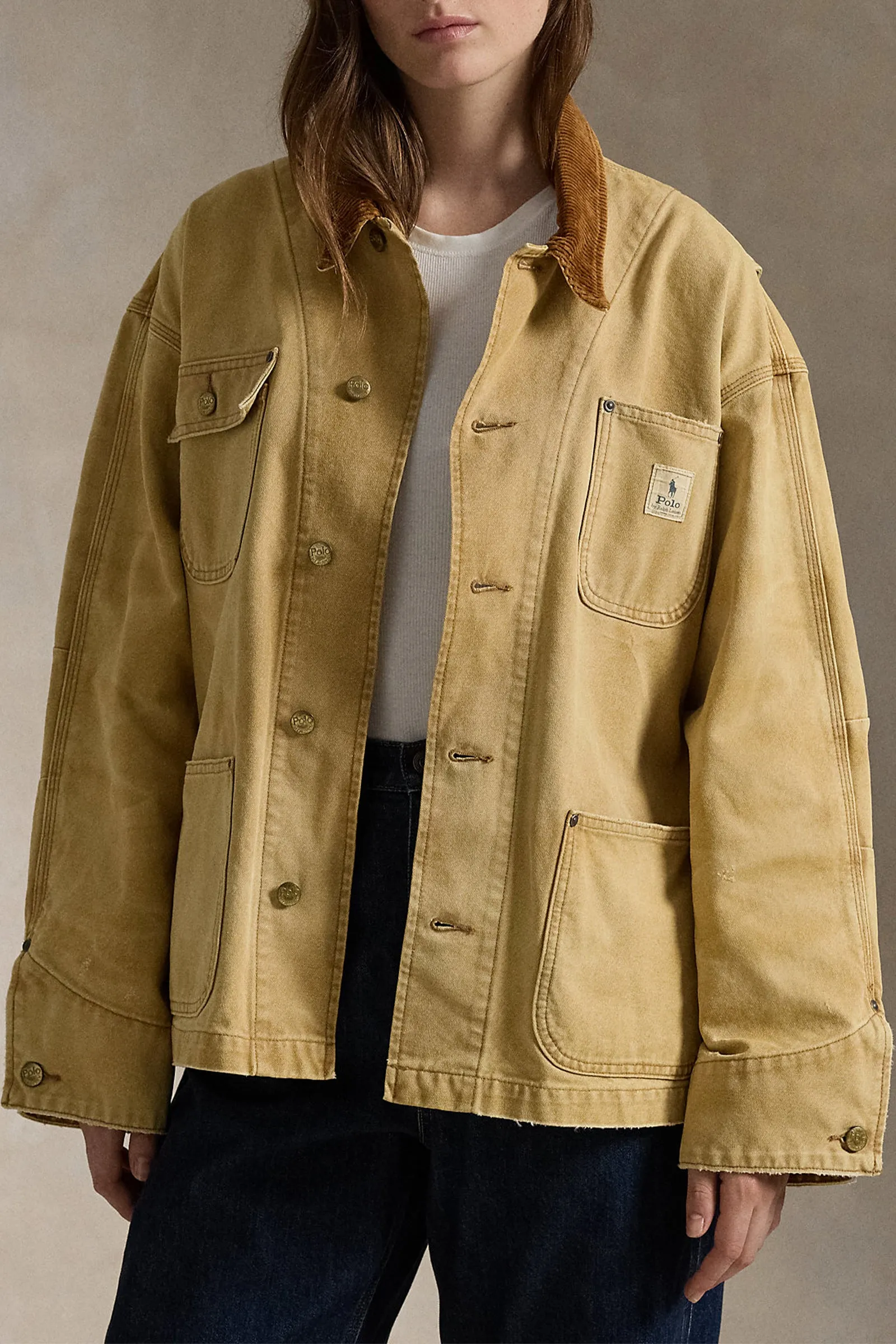 Cotton Canvas Utility Jacket