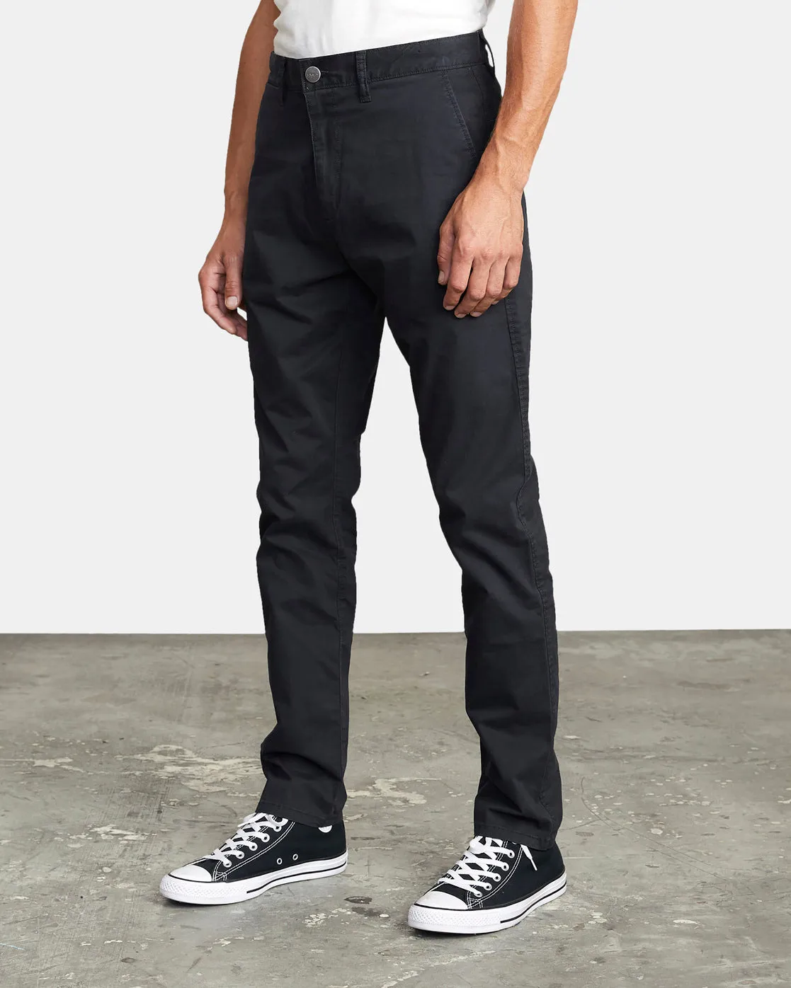 Dagger Slim Fit Chino Pants - RVCA Black