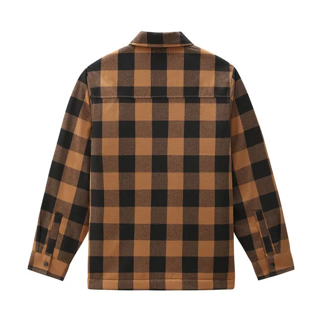 Dickies Sherpa Lined Sacramento Shirt Brown Duck