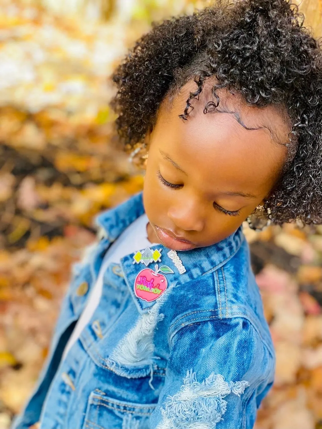 Early Dismissal Signature Distressed Denim Jacket