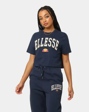 Ellesse Women's Mondo Crop T-Shirt Navy