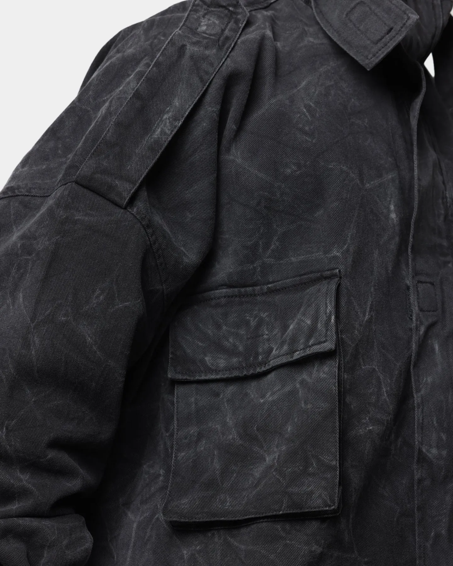 EN ES Division Cargo Jacket Black