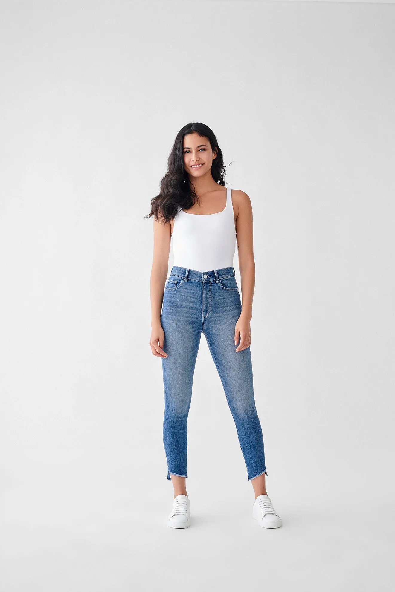 FARROW CROP HIGH RISE SKINNY PORTAGE