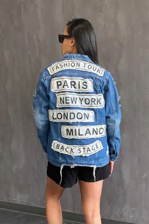 Fashion Tour Denim Jacket | Blue