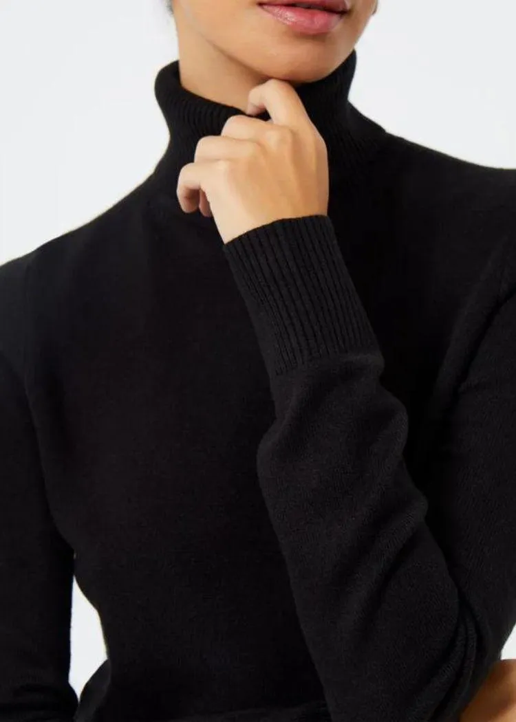 French Connection Baby Soft Turtleneck - Black ***FINAL SALE***