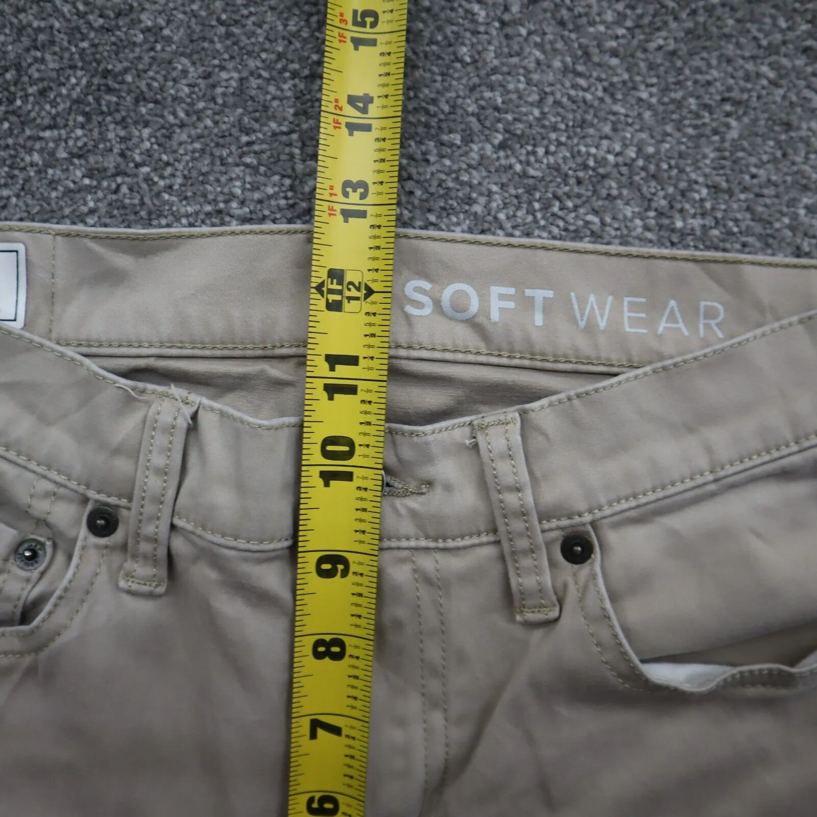 GAP Womens Soft Wear Skinny Leg Jeans Slim Fit Mid Rise Beige Size W30XL32