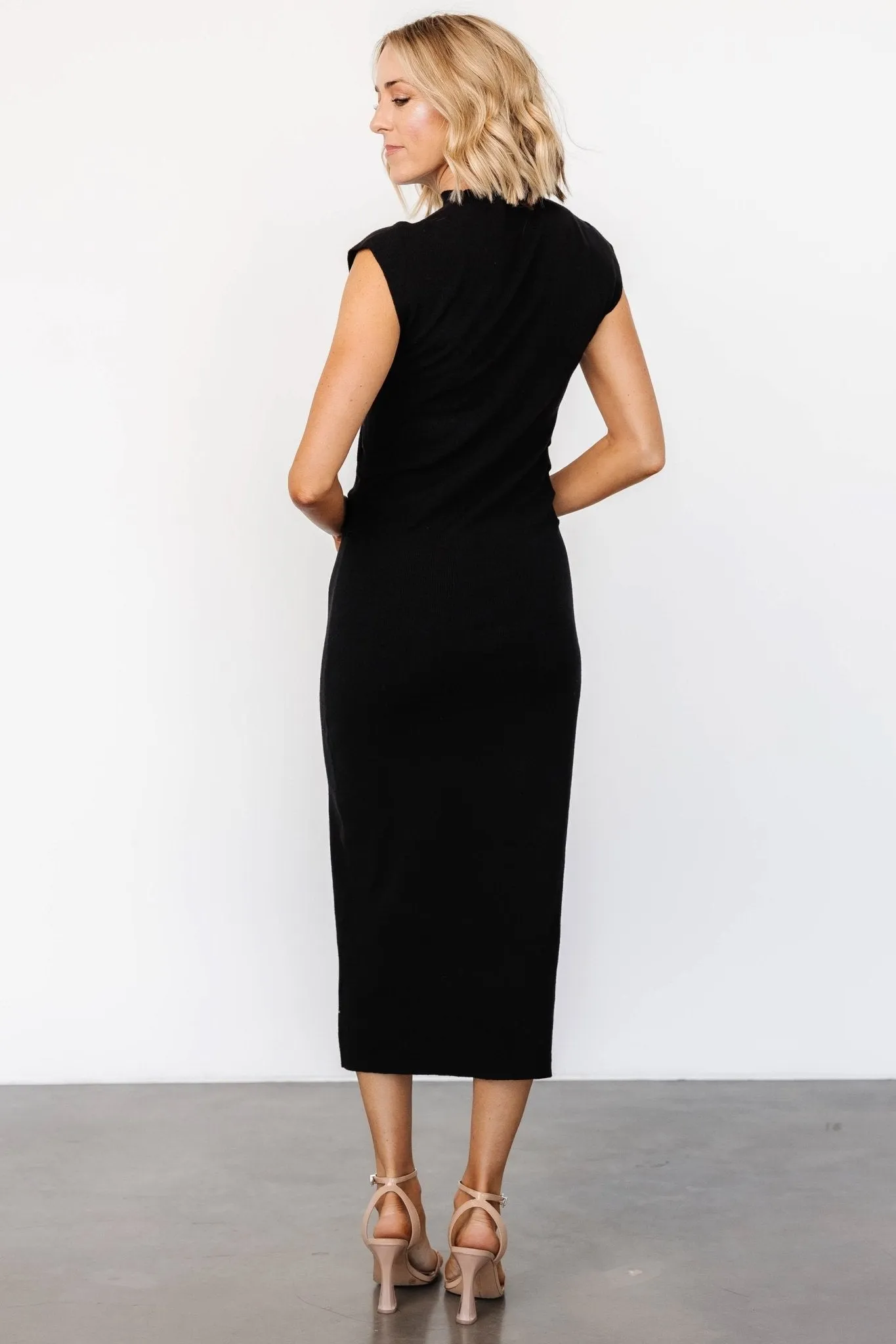 Harriet Midi Dress | Black