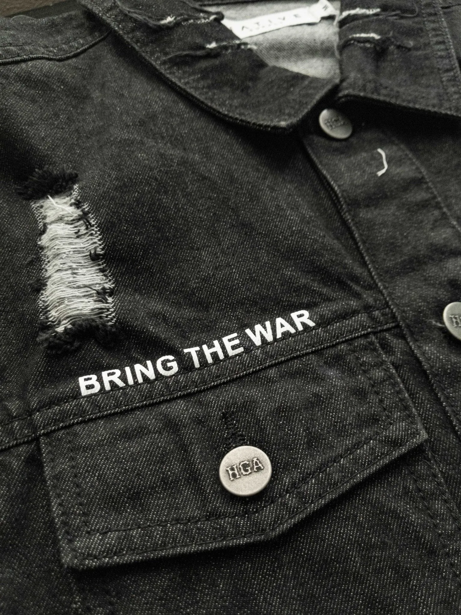 HGA Bring the War Denim Jacket