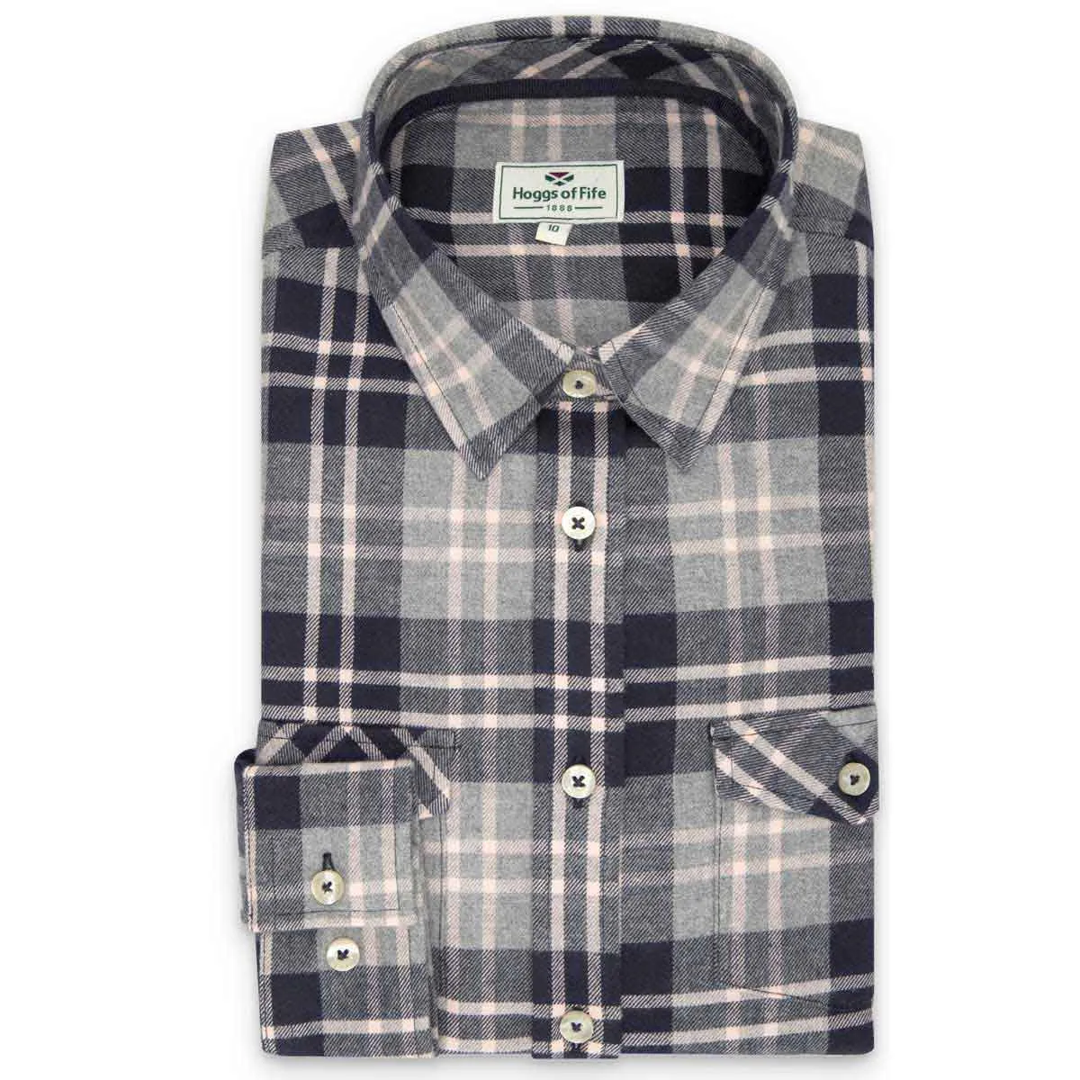 Hoggs of Fife Eilidh Ladies Flannel Shirt