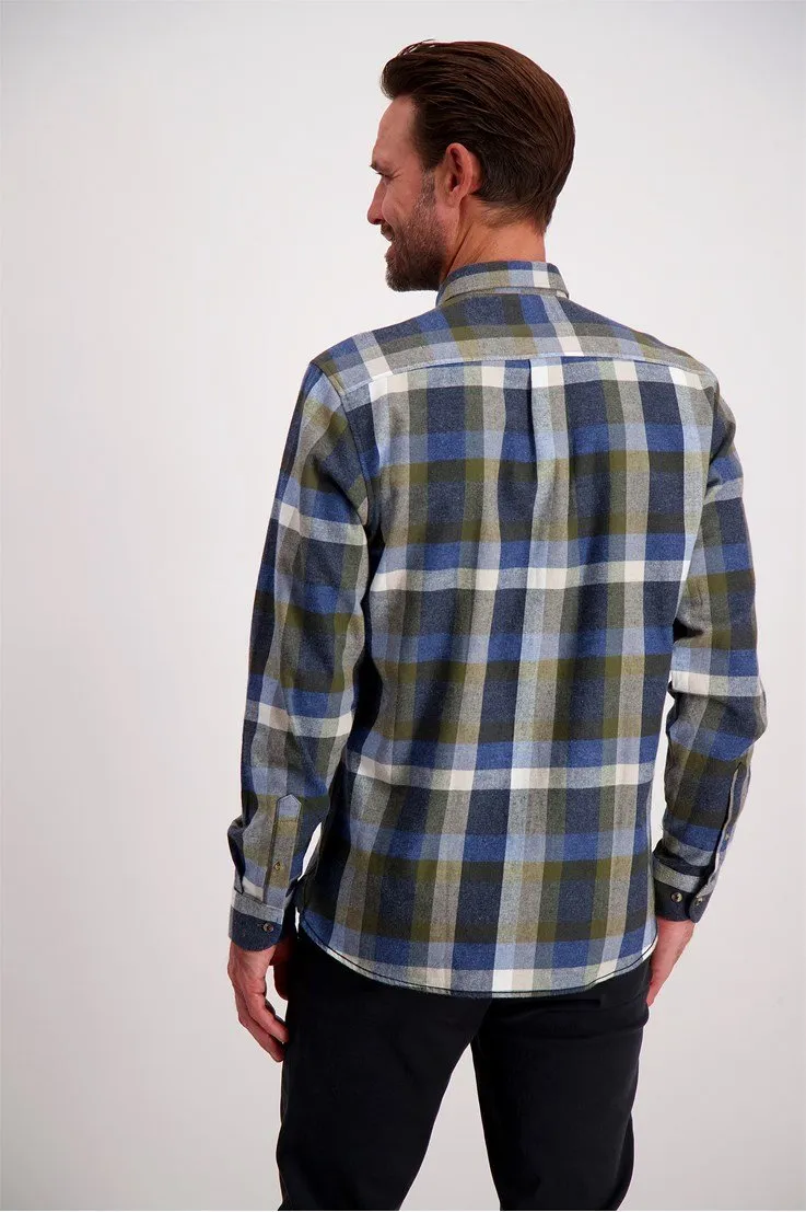 Jacks - Ternet flannel skjorte regular fit