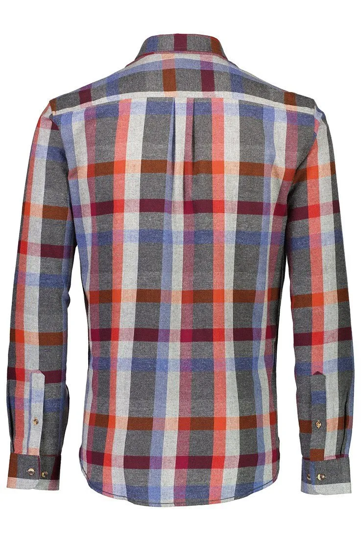 Jacks - Ternet flannel skjorte regular fit