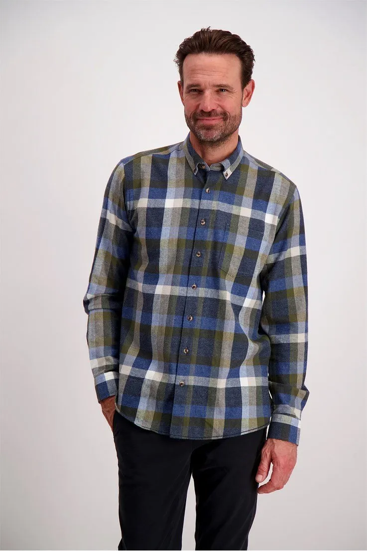 Jacks - Ternet flannel skjorte regular fit