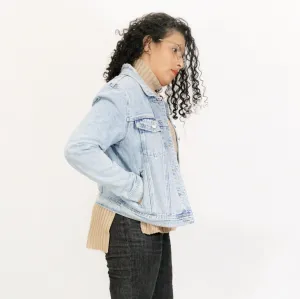 James Distressed Denim Jacket