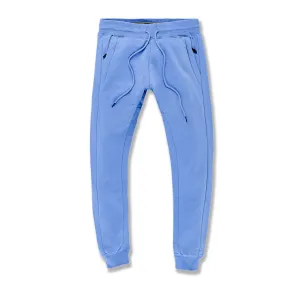 Jordan Craig Men's Uptown Modern Basic Fleece Jogger Sweatpants Slate Blue