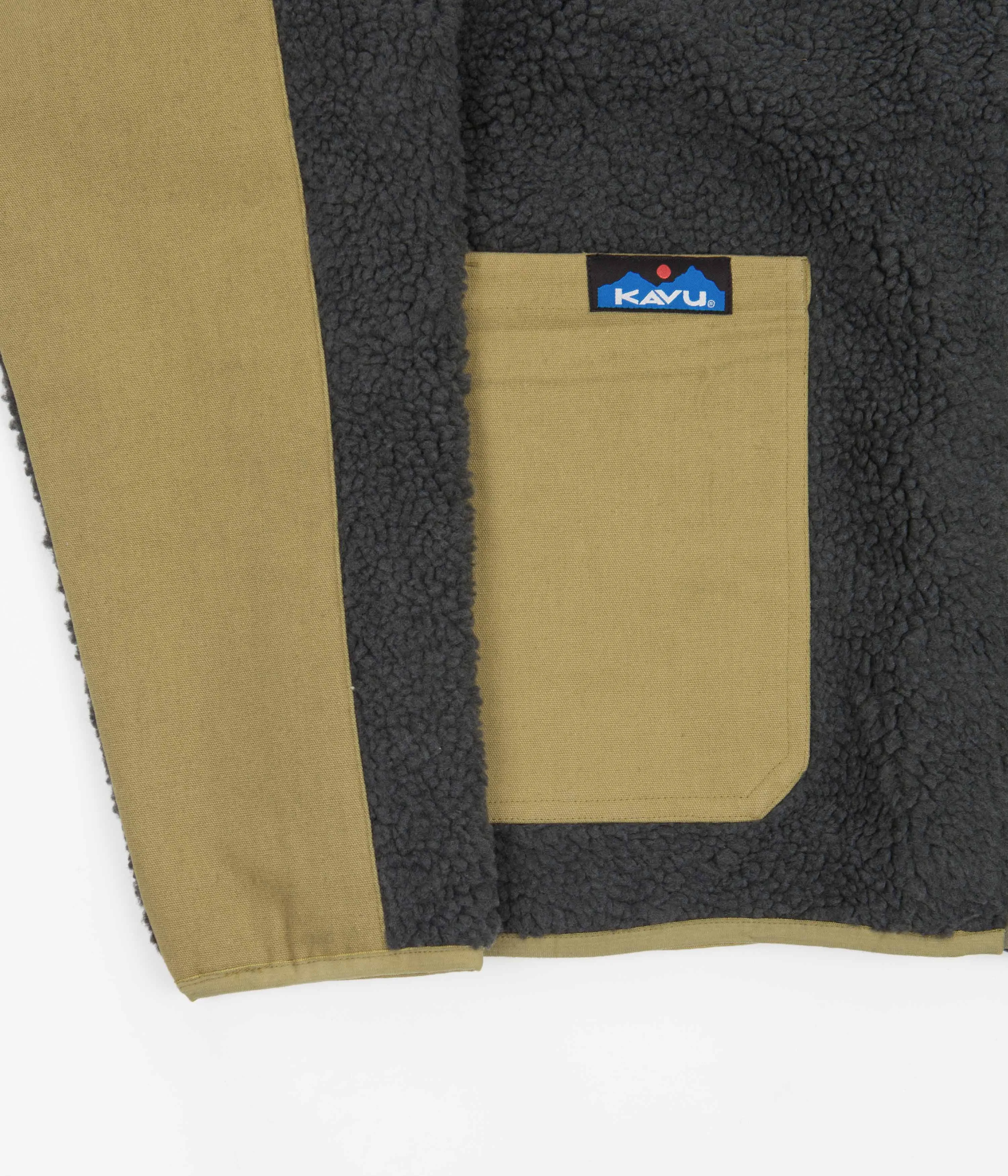 Kavu Reston Fleece Jacket - Dark Shadow