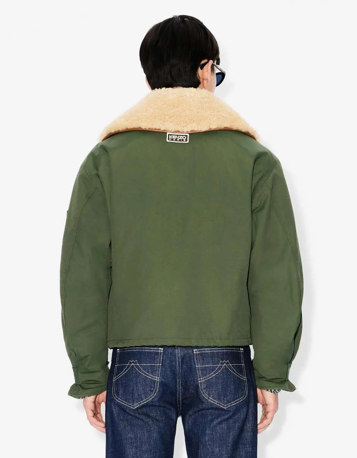 Kenzo Green Army Flight Jacket