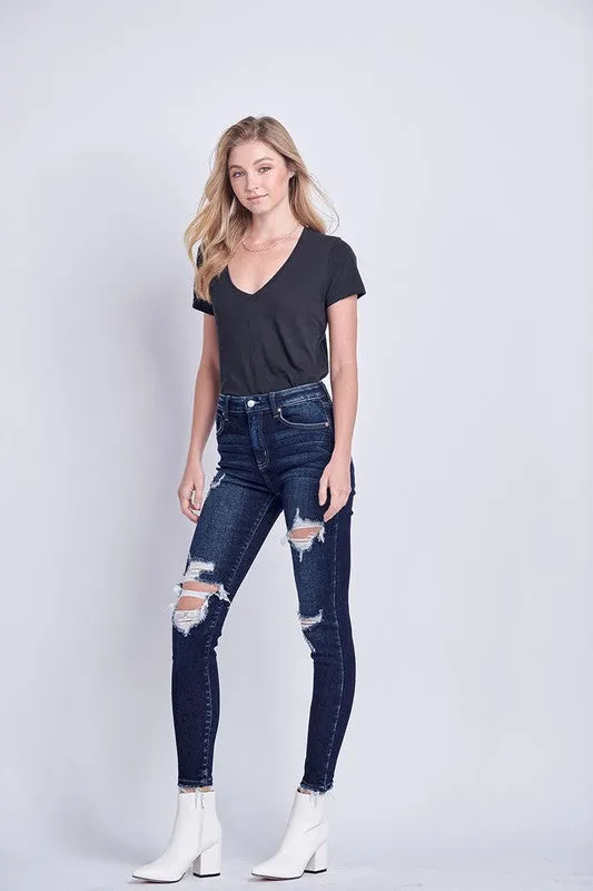 Khloe High Rise Perfect Ankle Skinny