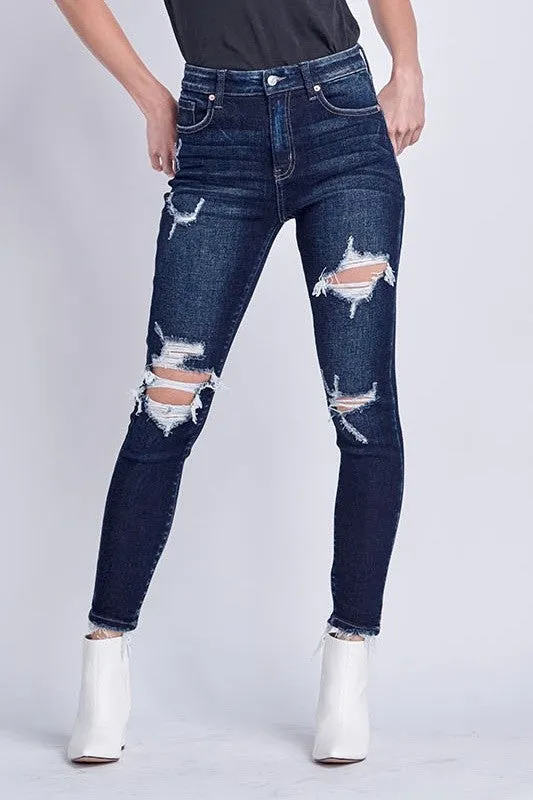 Khloe High Rise Perfect Ankle Skinny