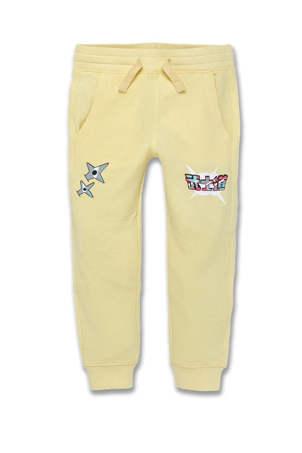 Kids Invincible Plush Jogger Sweatpants (Pale Yellow)