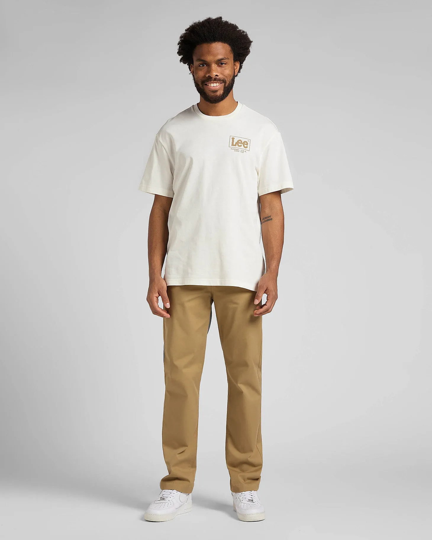 Lee Regular Mens Chino - Clay