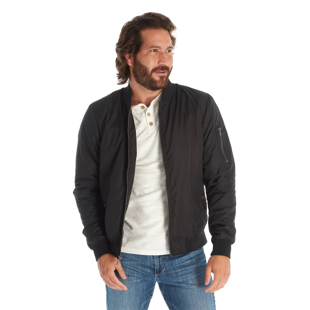 Lewis Bomber Jacket - Black