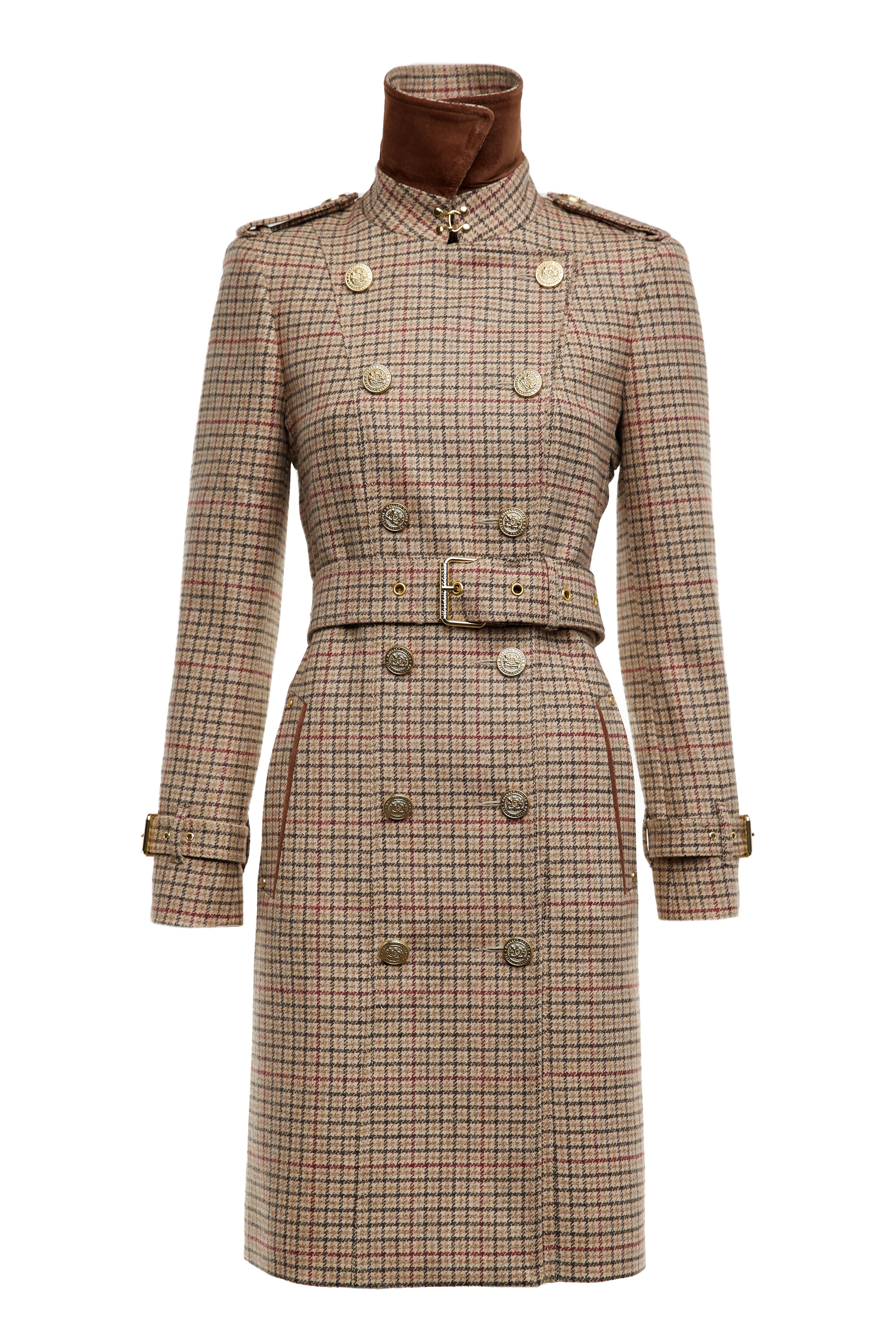 Marlborough Trench Coat (Charlton Tweed)