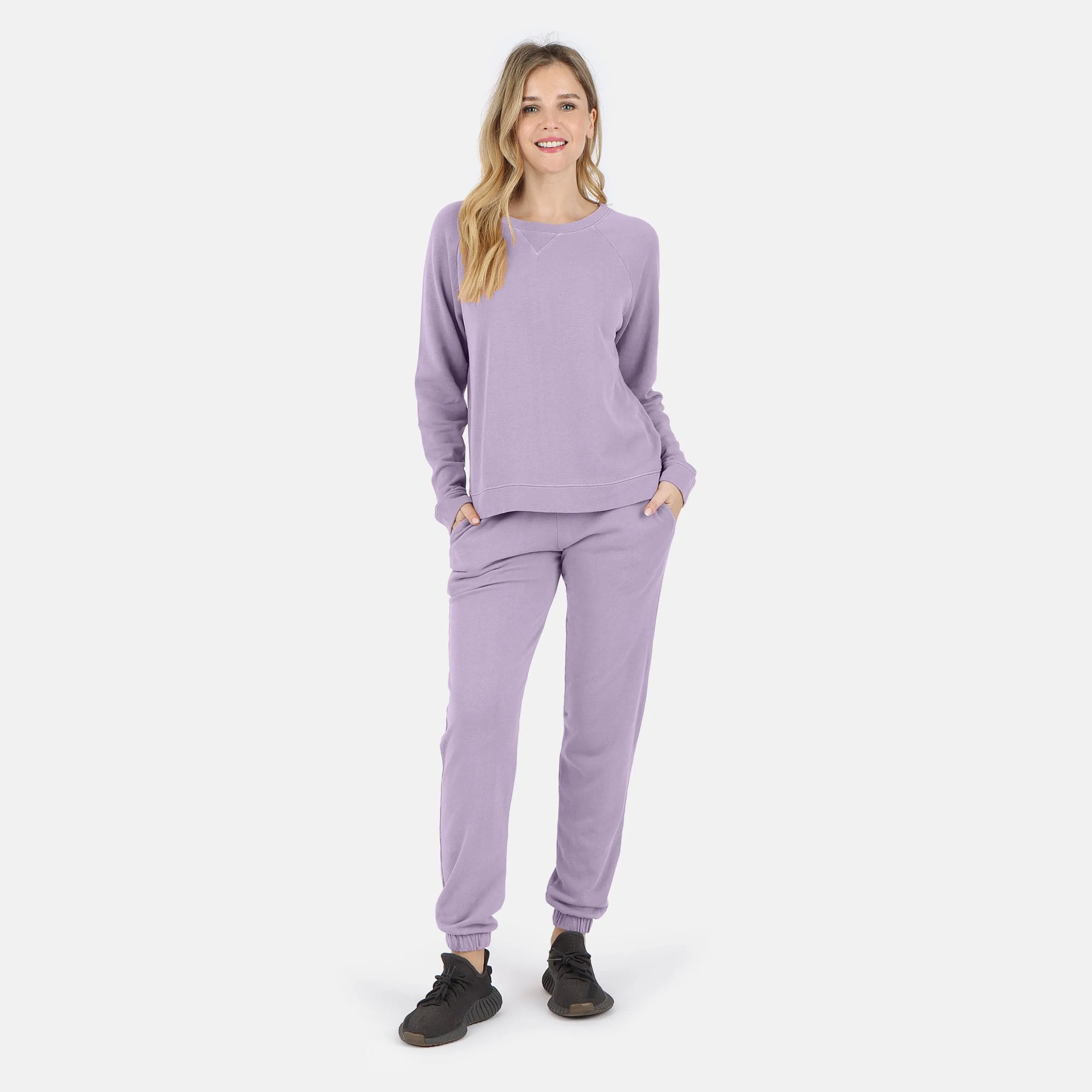 Melody Everyday Organic Cotton Sweatpant - Lavender