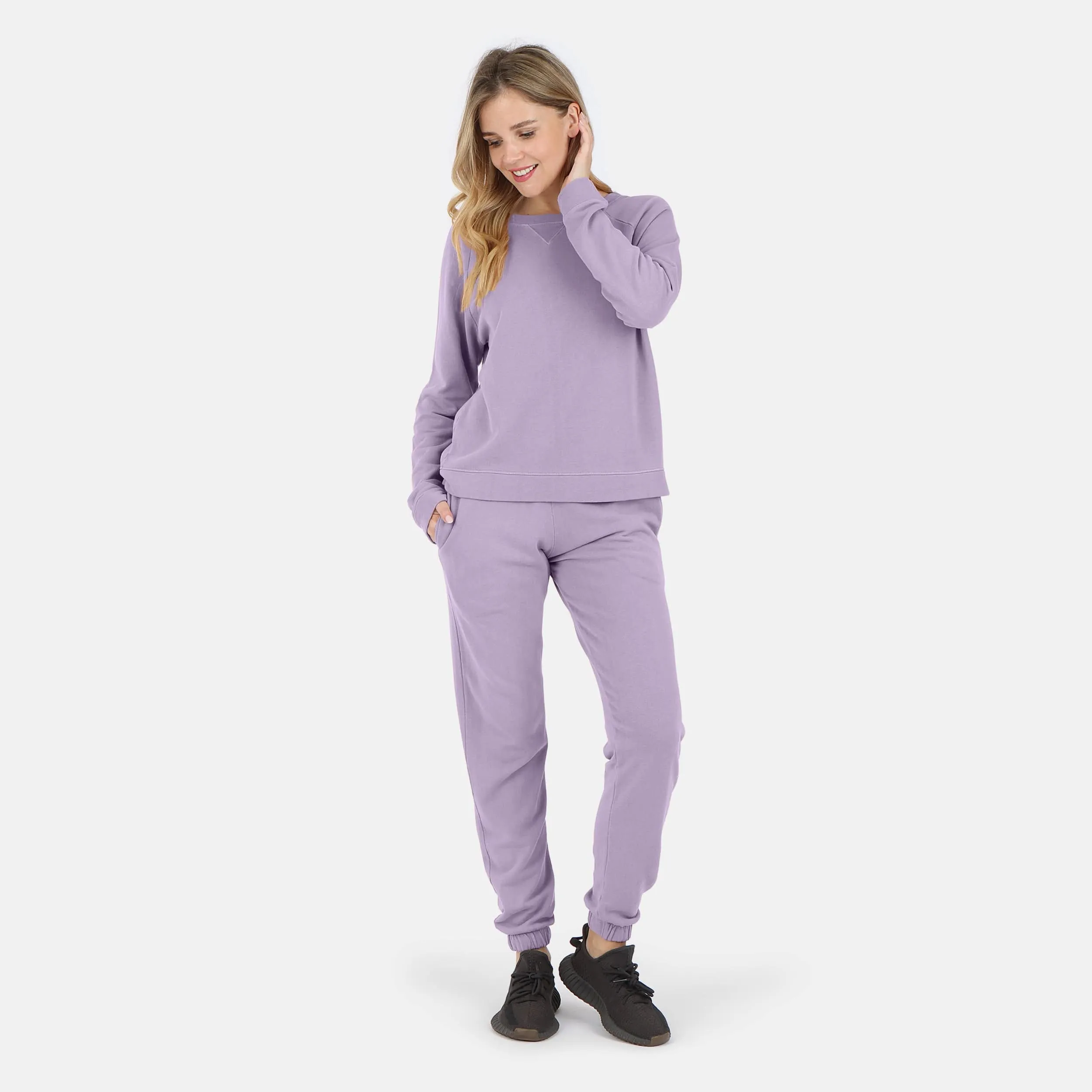 Melody Everyday Organic Cotton Sweatpant - Lavender