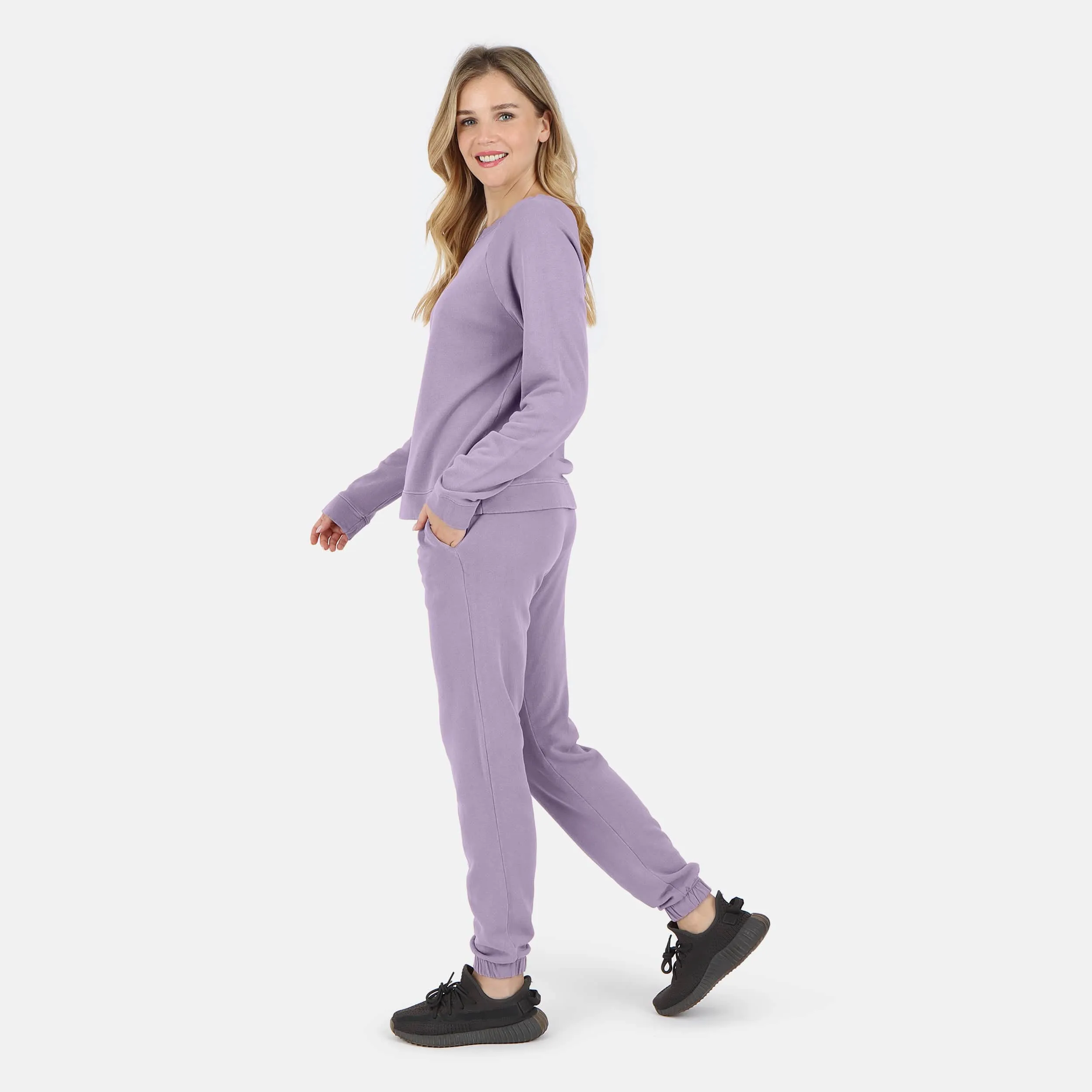 Melody Everyday Organic Cotton Sweatpant - Lavender