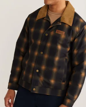 Men's Pendleton | Pedro Stadium Trucker Jacket | Navy Gold Plaid