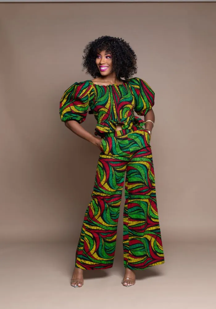 Naliaka Calabar Crop Top