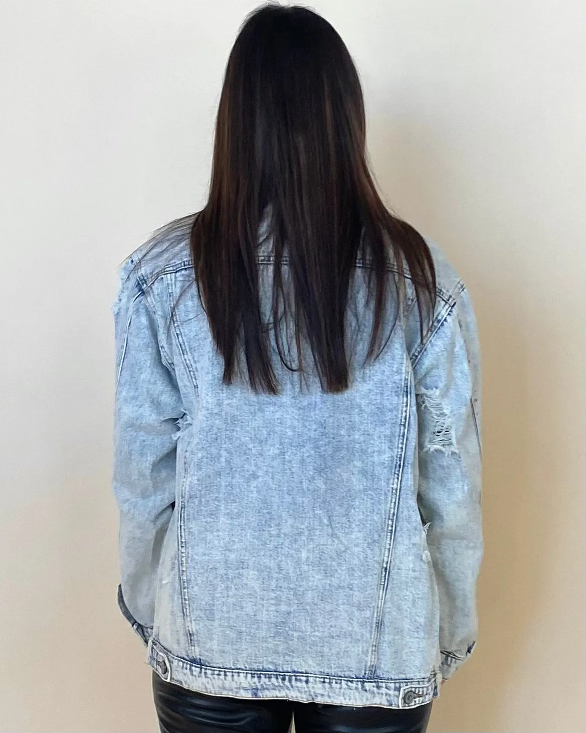 Now Or Never Denim Acid Jacket