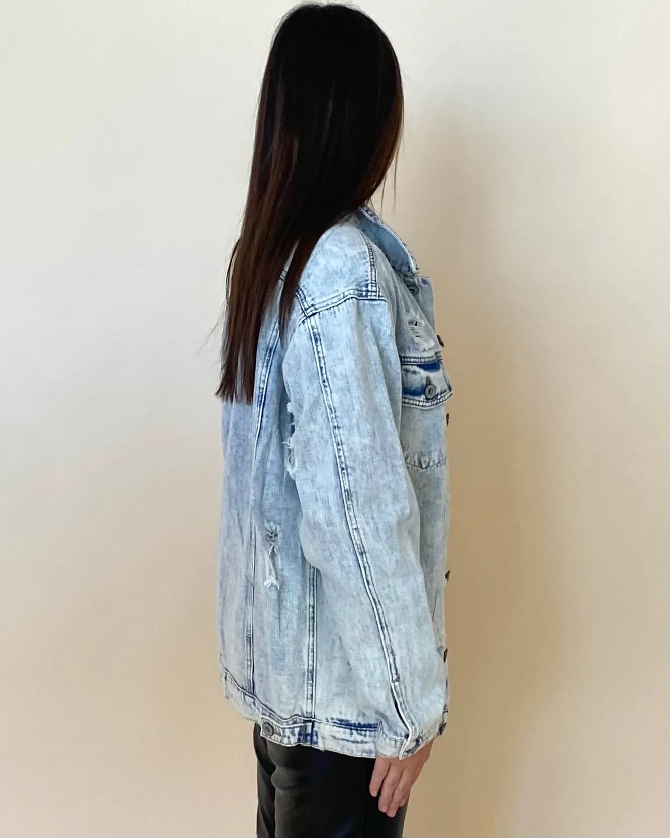 Now Or Never Denim Acid Jacket