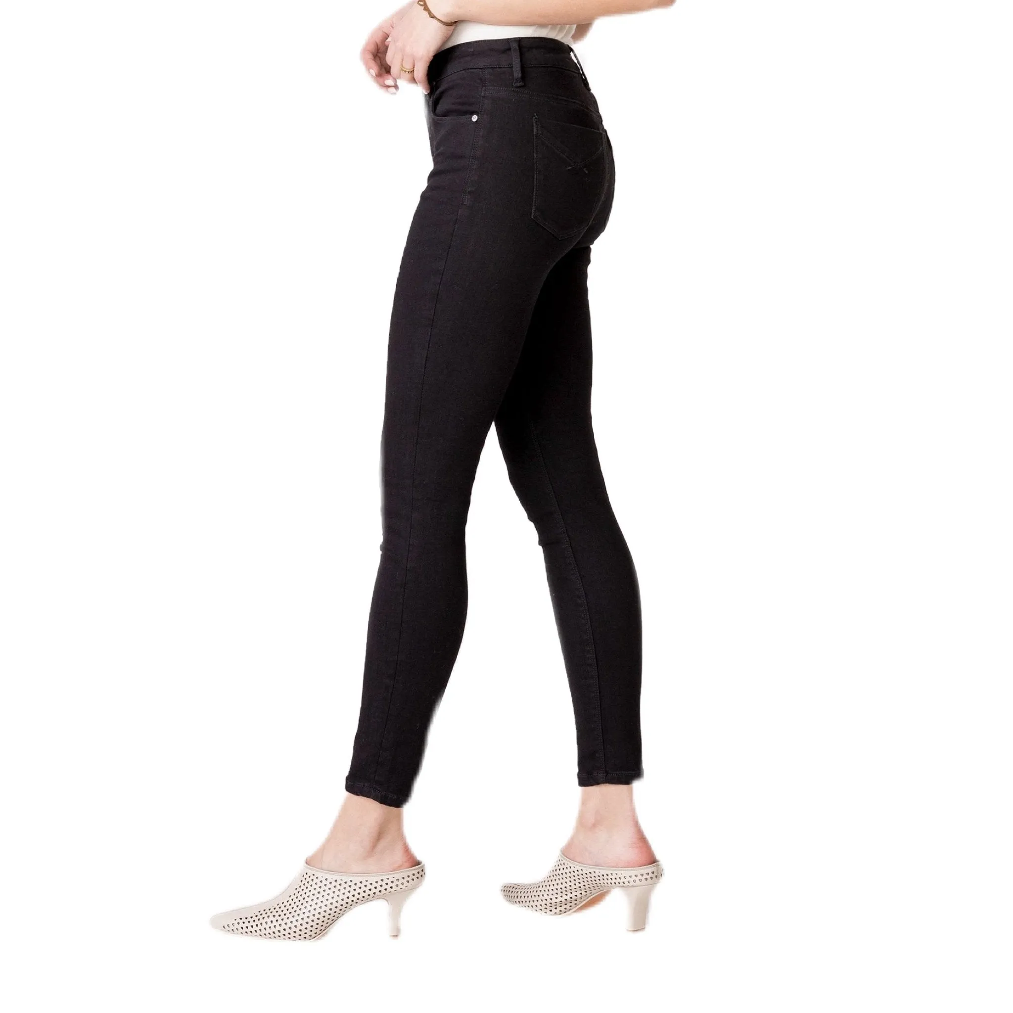 Olivia High Rise Skinny - Noir.