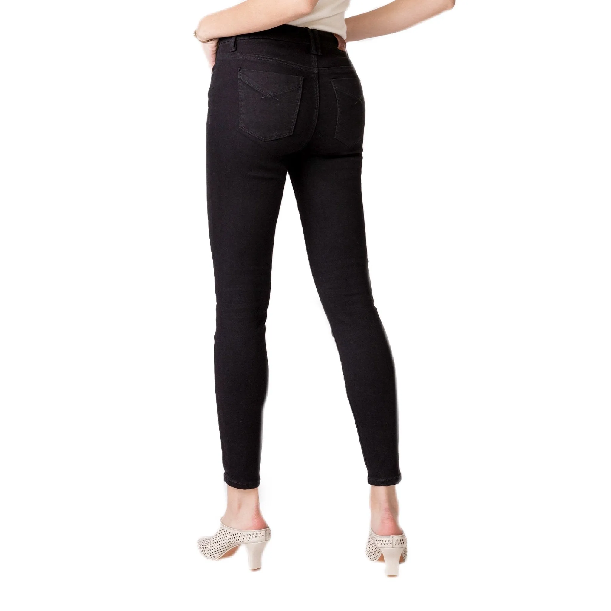 Olivia High Rise Skinny - Noir.