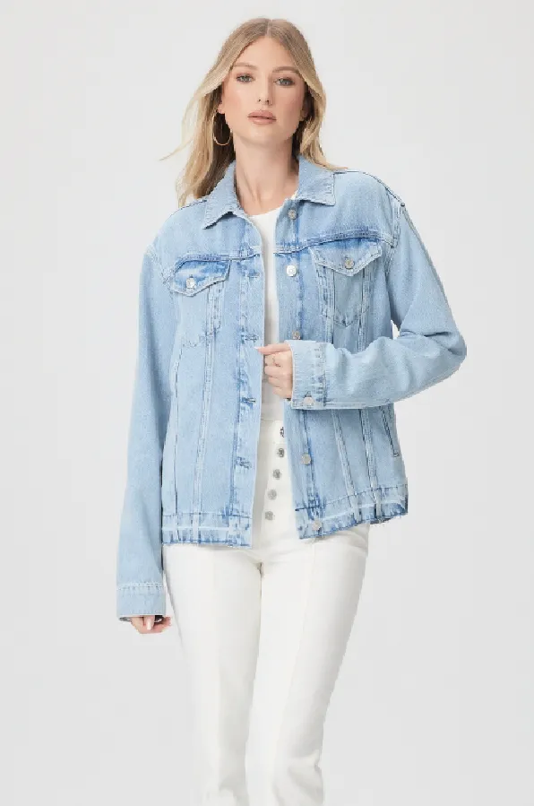 PAIGE - FELIX DENIM JACKET FIFI DISTRESS